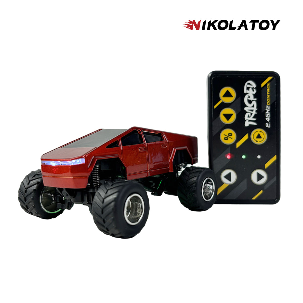NIKOLATOY®1:64 Tesla Cybertruck Desktop Remote Control Car