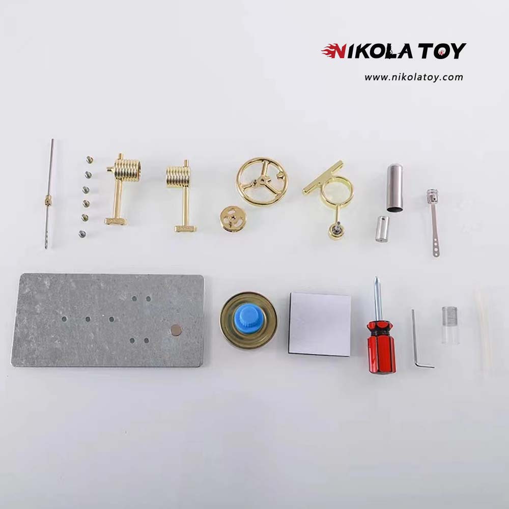 NikolaToy™ Classic Stirling Engine - DIY Kit 4 NikolaToy™ Classic Stirling Engine - DIY Kit