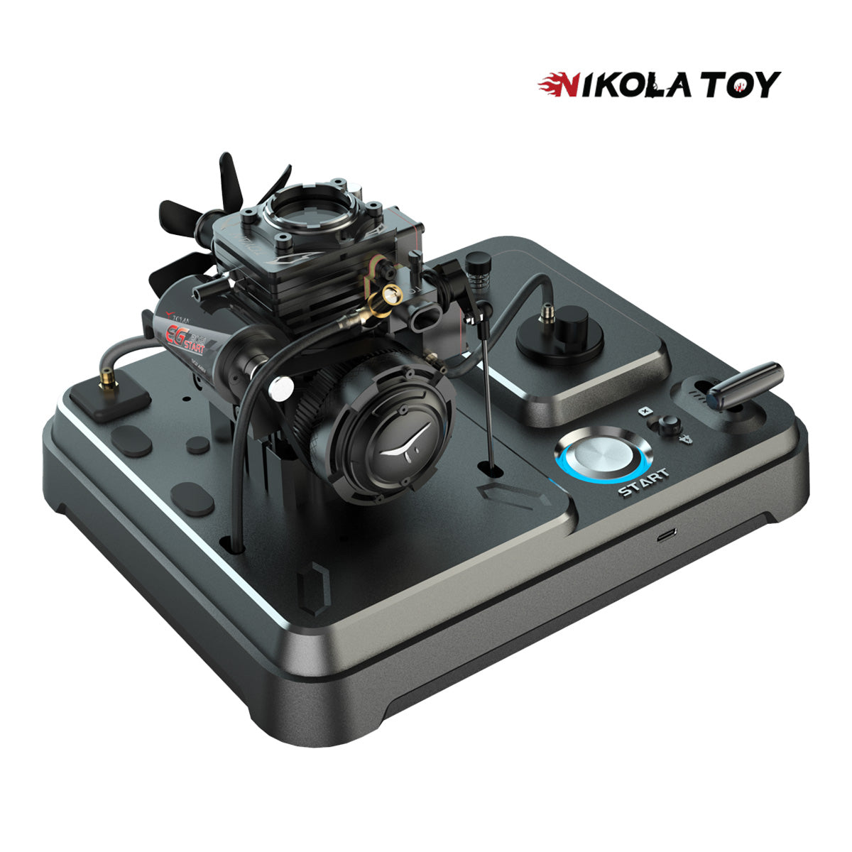NikolaToy™ Toyan L100 Micro internal combustion engine - Gift set 2 NikolaToy™ Toyan L100 Micro internal combustion engine - Gift set
