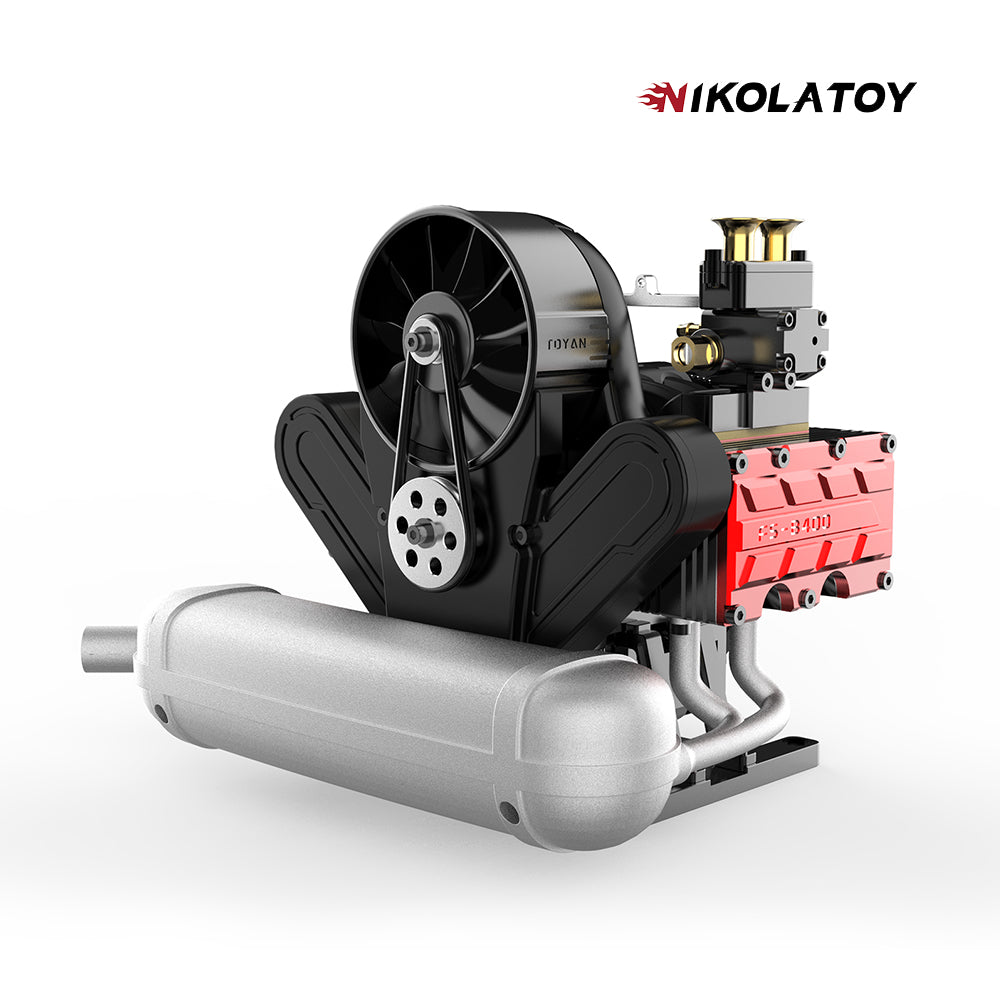 TOYAN 14cc Horizontally Opposed 4-Stroke Nitro Model DIY Engine Kits