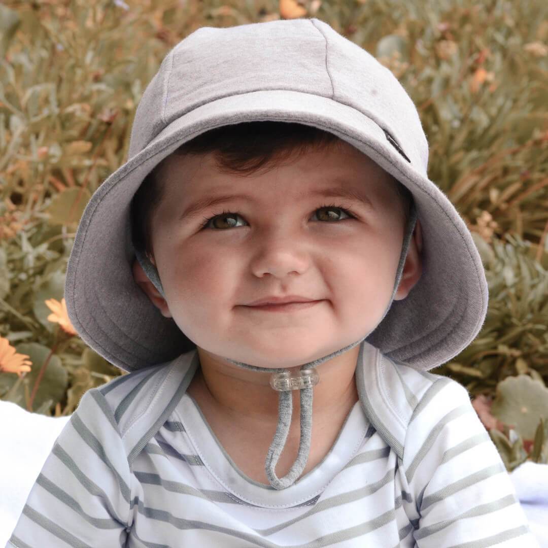Bedhead Baby Bucket Hat - Grey Marle 1 Bedhead Baby Bucket Hat - Grey Marle