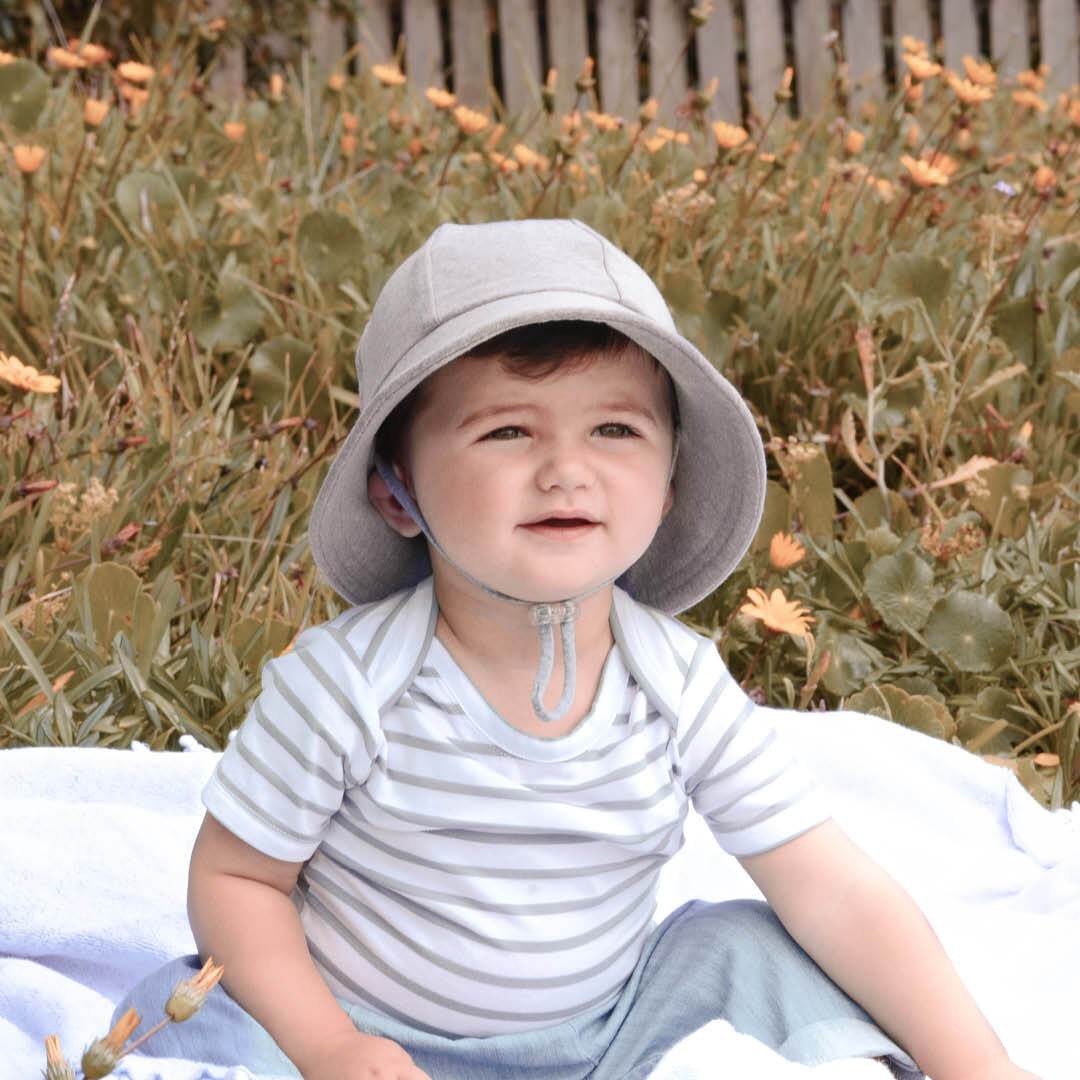 Bedhead Baby Bucket Hat - Grey Marle 4 Bedhead Baby Bucket Hat - Grey Marle