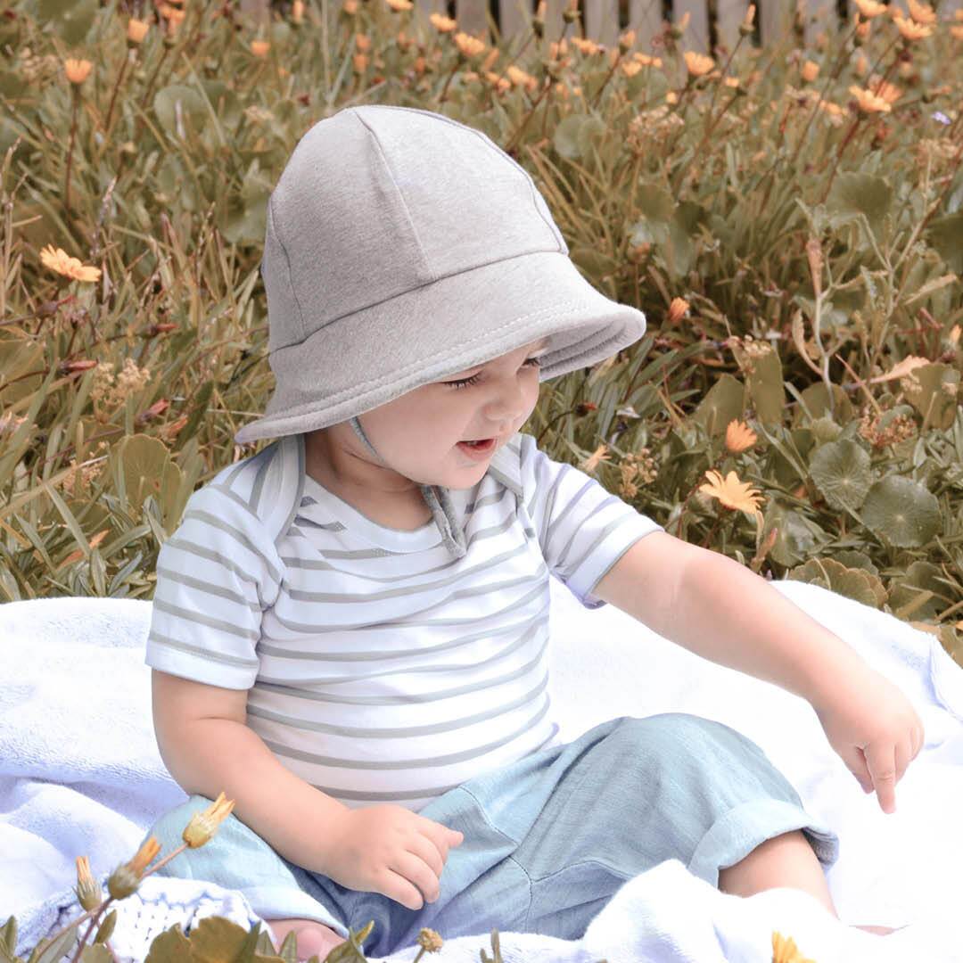 Bedhead Baby Bucket Hat - Grey Marle 6 Bedhead Baby Bucket Hat - Grey Marle
