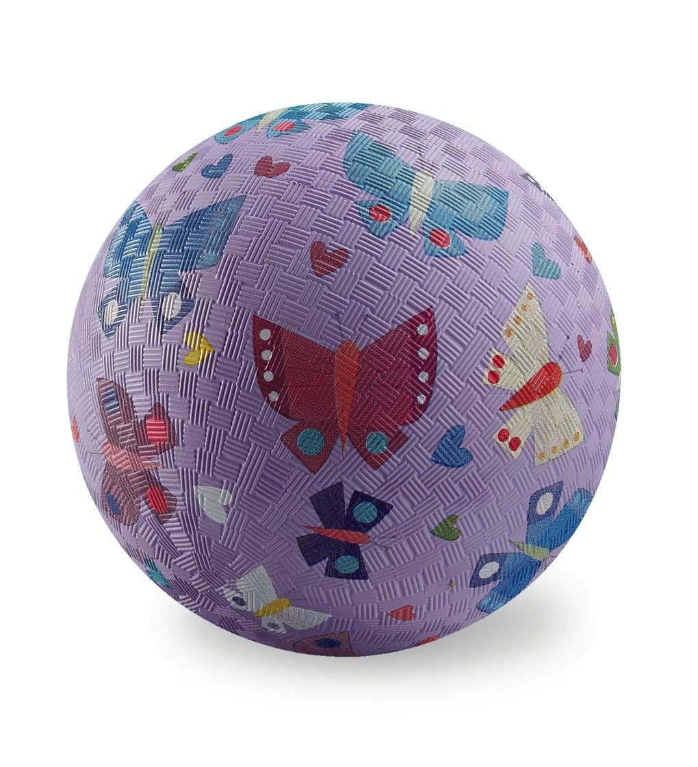 Crocodile Creek 7 Inch Playground Ball - Butterfly Garden 1 Crocodile Creek 7 Inch Playground Ball - Butterfly Garden