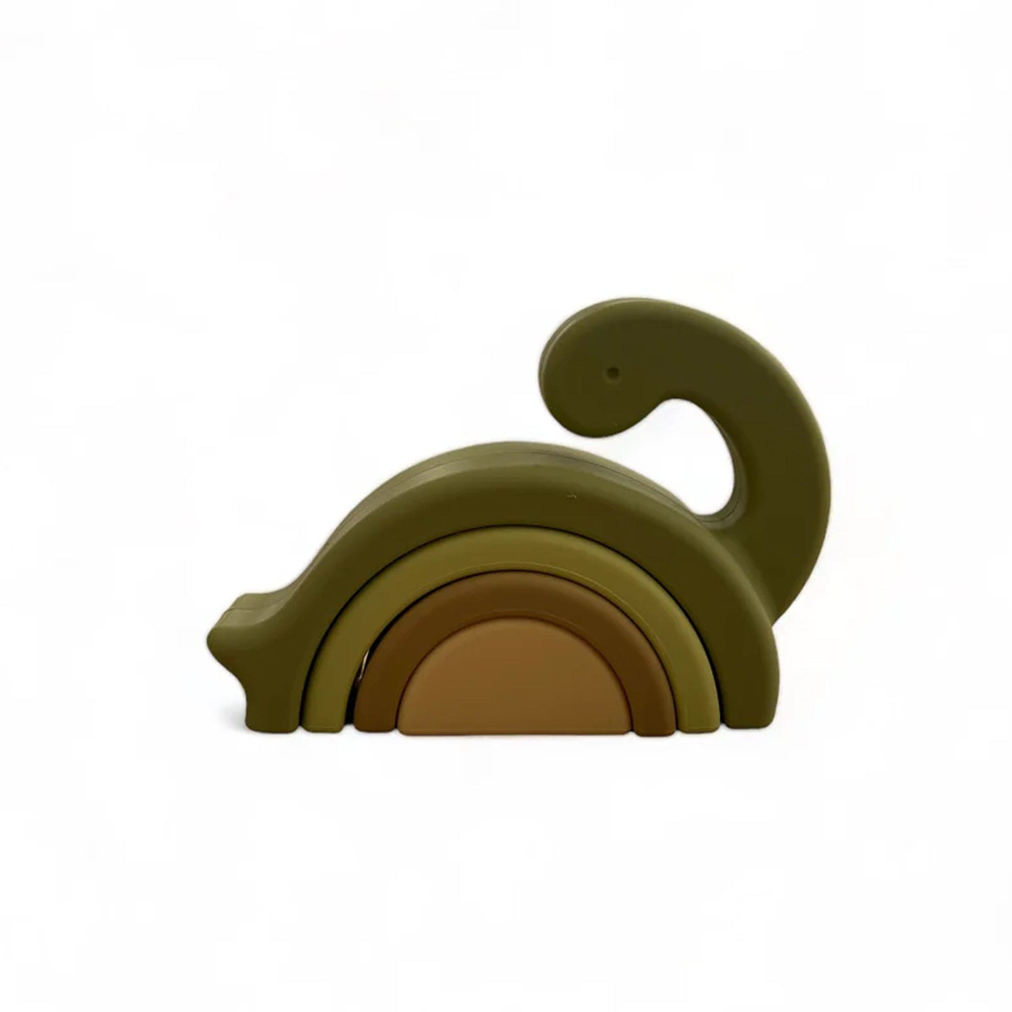 Littledrop Dinosaur Nesting Set Green 2 Littledrop Dinosaur Nesting Set Green