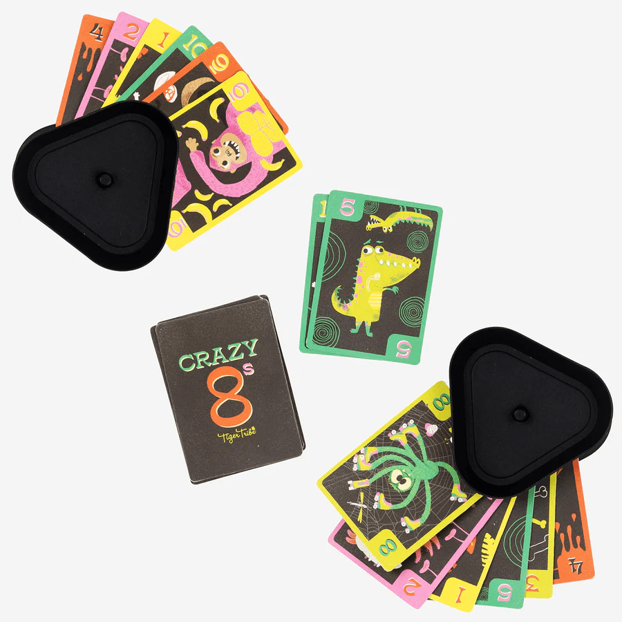 Tiger Tribe Crazy 8s + Go Fish! - Card Game Set 10 Tiger Tribe Crazy 8s + Go Fish! - Card Game Set