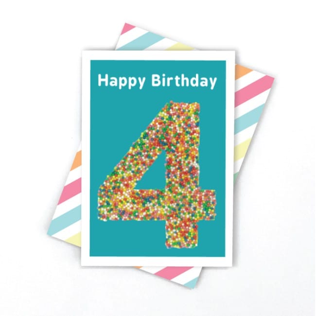 Candle Bark Greeting Card 4 in Freckles 1 Candle Bark Greeting Card 4 in Freckles