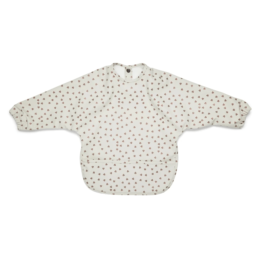 Nuuroo Luna Bib Coated - Cream Leaf