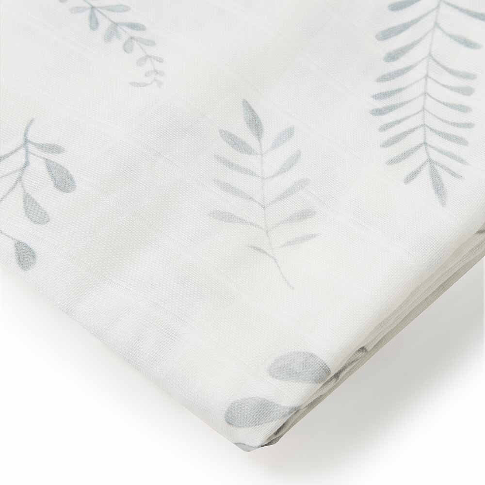 Snuggle Hunny Wild Fern Organic Muslin Wrap 2 Snuggle Hunny Wild Fern Organic Muslin Wrap