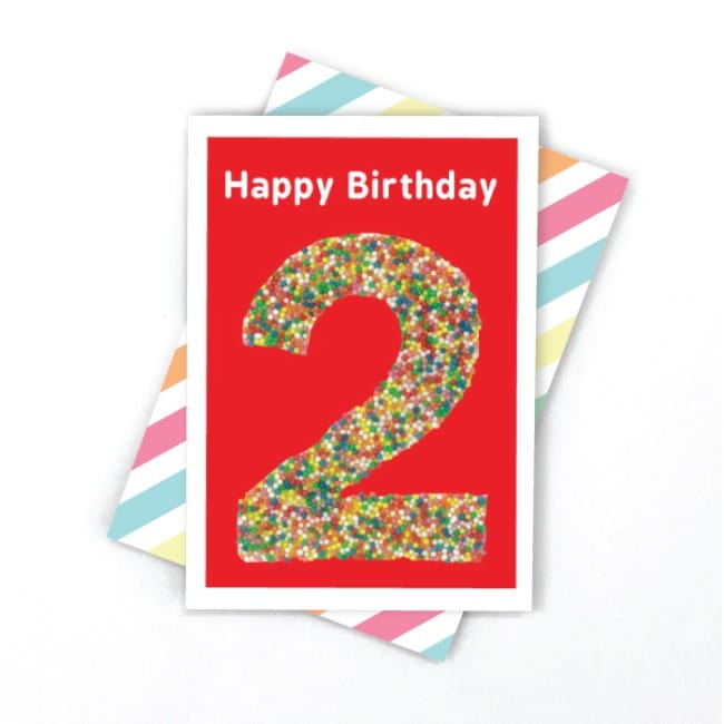 Candle Bark Greeting Card 2 in Freckles