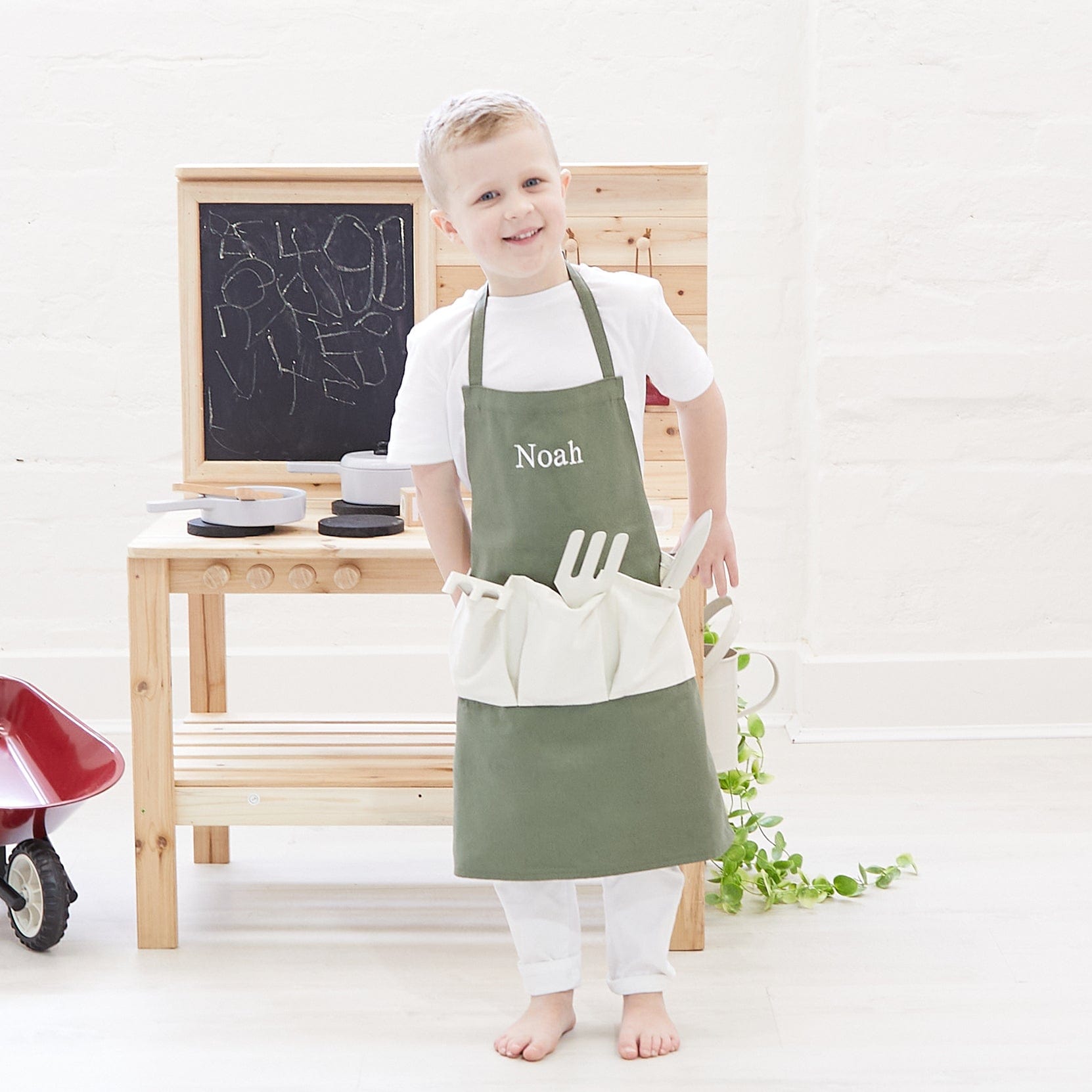 Kids Gardening Apron with Pocket