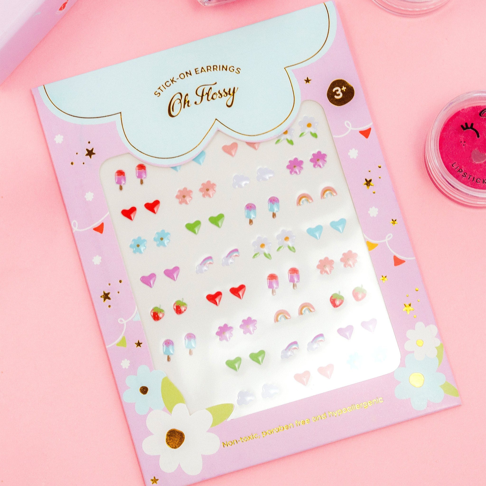 Oh Flossy Kids Stick-On Earrings 2 Oh Flossy Kids Stick-On Earrings