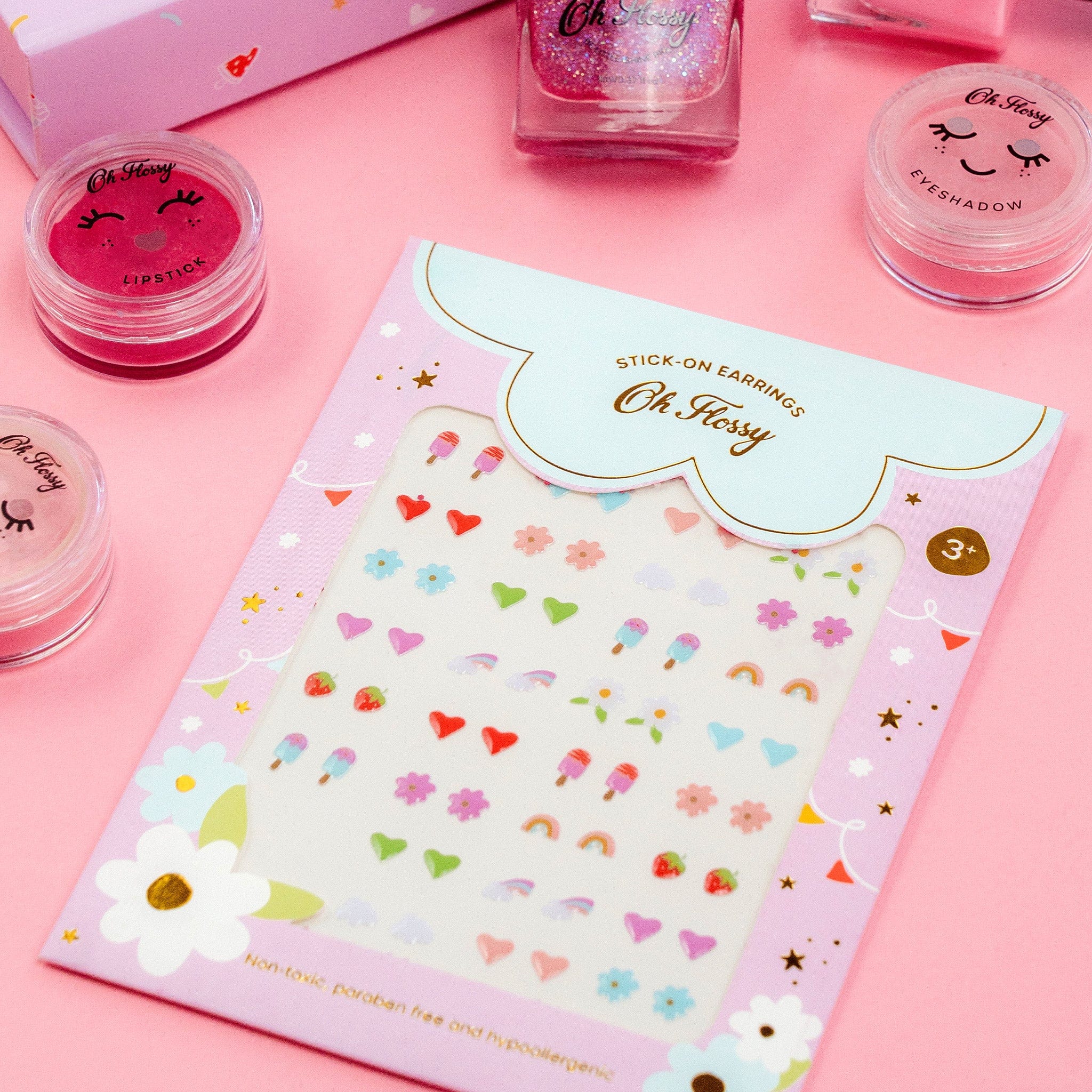 Oh Flossy Kids Stick-On Earrings 3 Oh Flossy Kids Stick-On Earrings