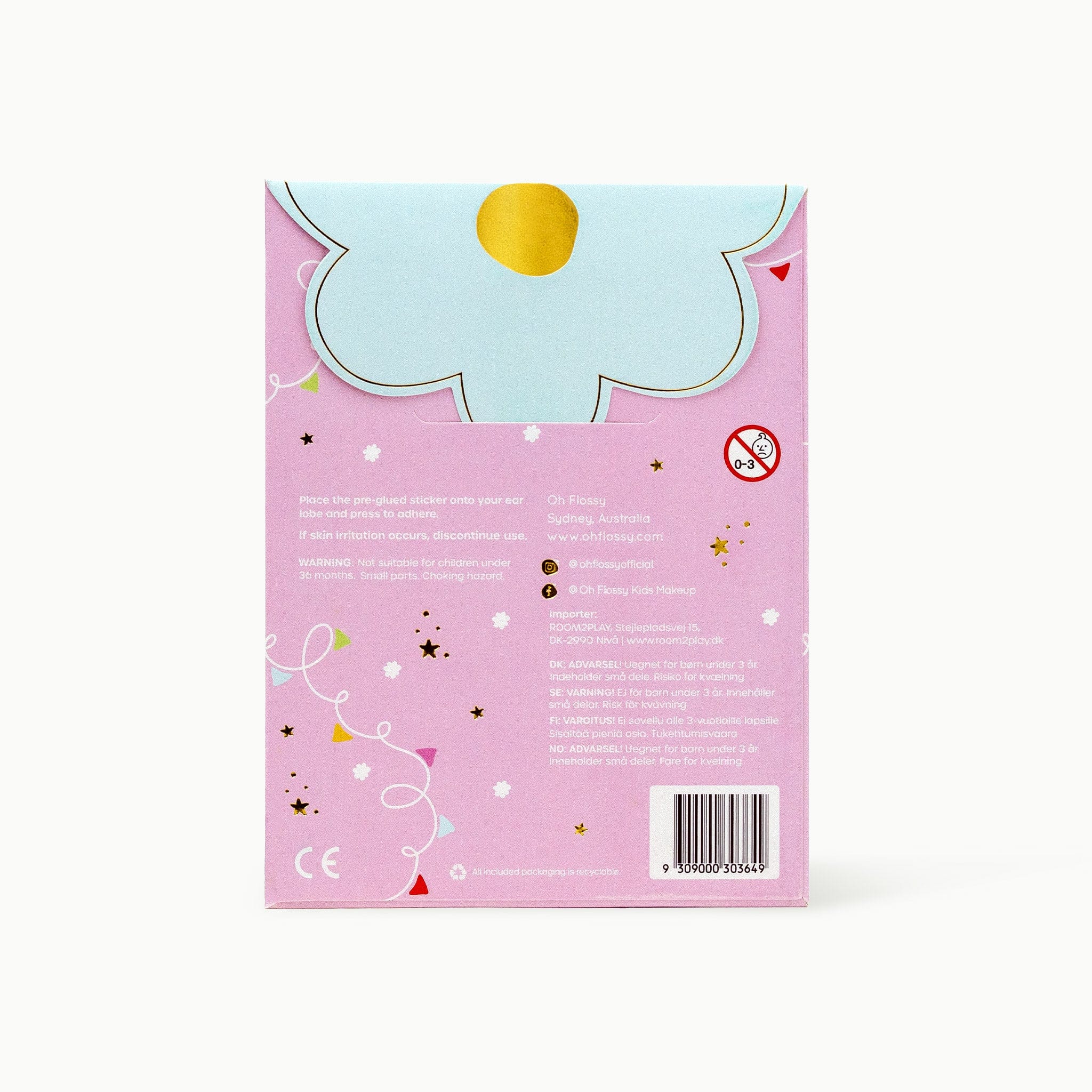Oh Flossy Kids Stick-On Earrings 5 Oh Flossy Kids Stick-On Earrings