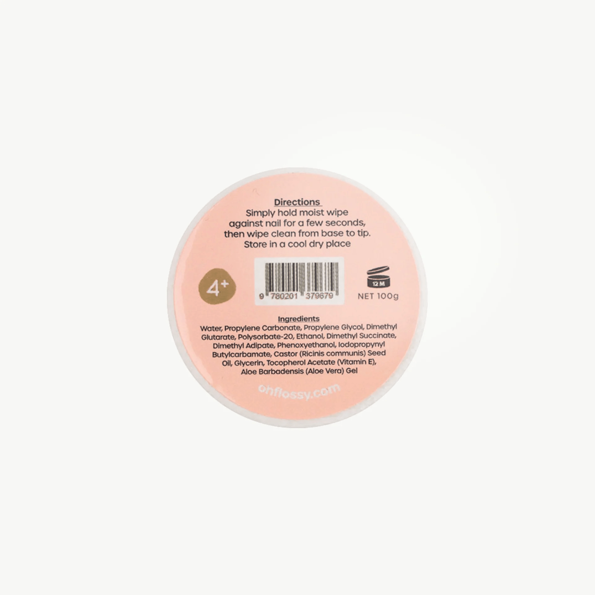 Oh Flossy Water Based Nail Polish Remover Wipes 3 Oh Flossy Water Based Nail Polish Remover Wipes