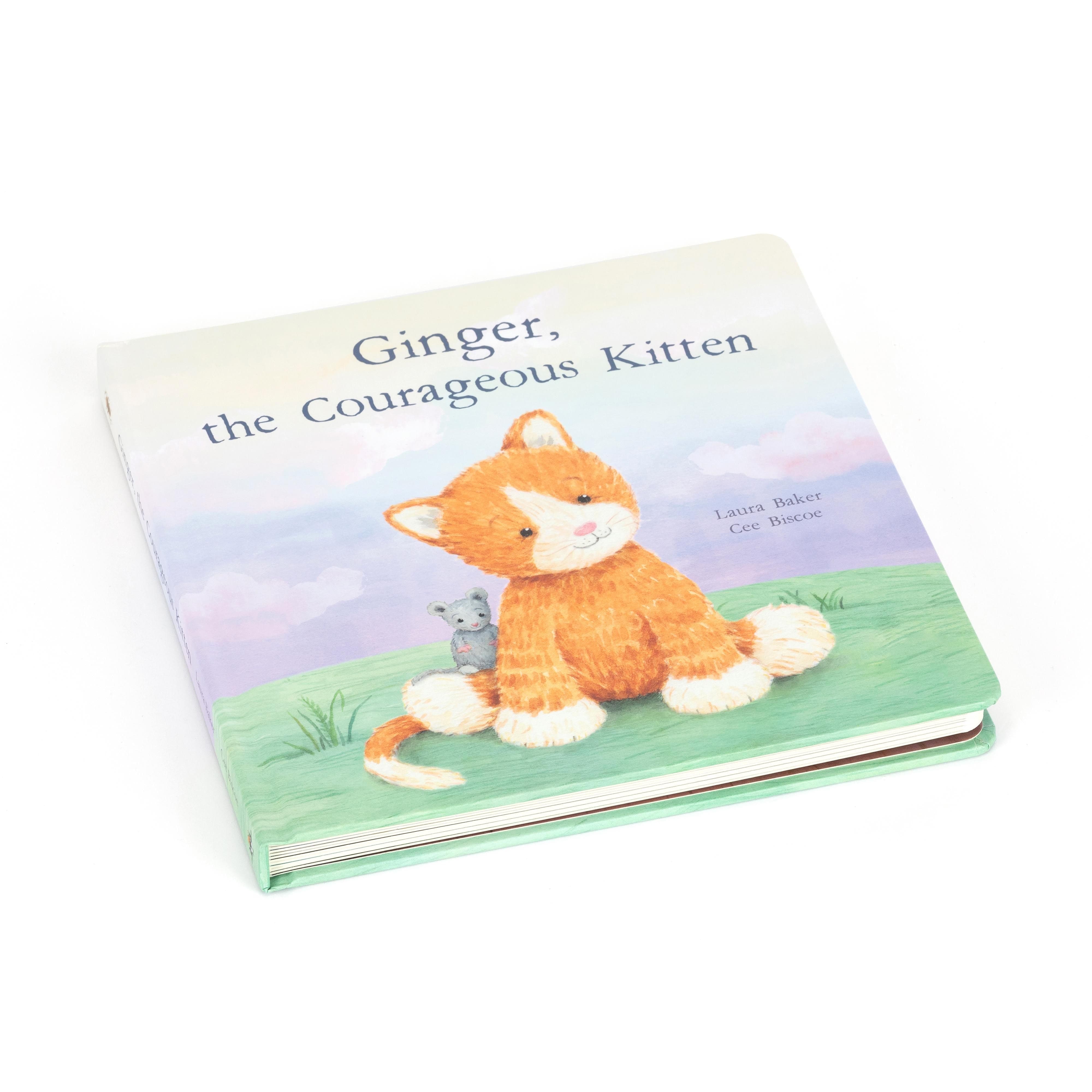 Jellycat MGinger the Courageous Kitten Book 2 Jellycat MGinger the Courageous Kitten Book