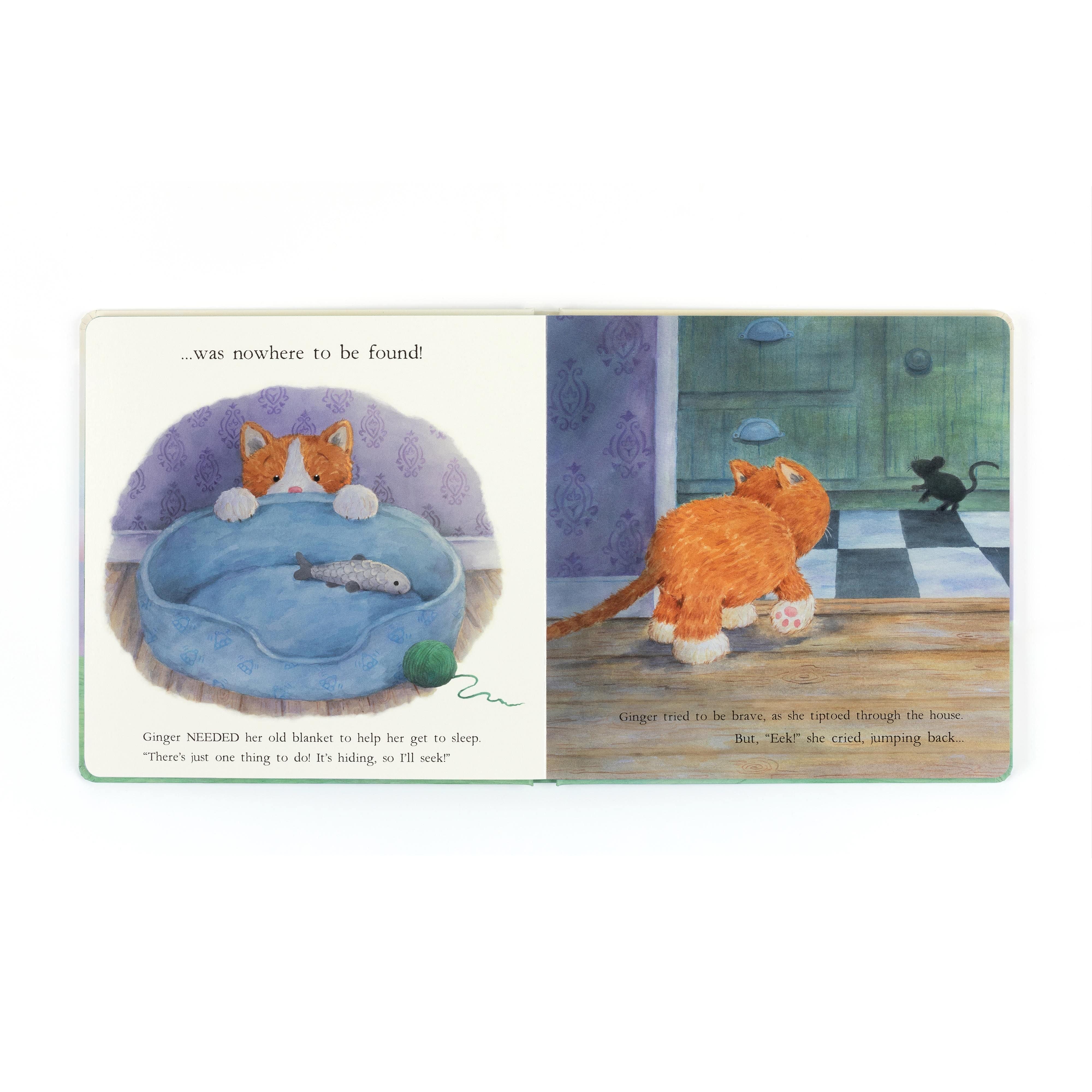 Jellycat MGinger the Courageous Kitten Book 4 Jellycat MGinger the Courageous Kitten Book