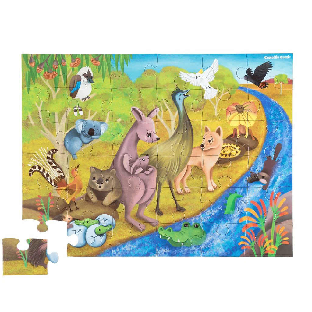 Crocodile Creek Classic Floor Puzzle 36 pc - Outback Adventures 3 Crocodile Creek Classic Floor Puzzle 36 pc - Outback Adventures
