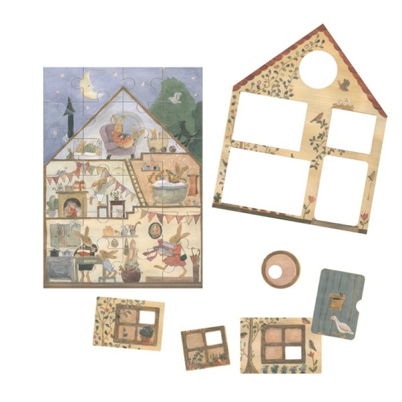 Egmont Toys Puzzle Rabbit House 1 Egmont Toys Puzzle Rabbit House