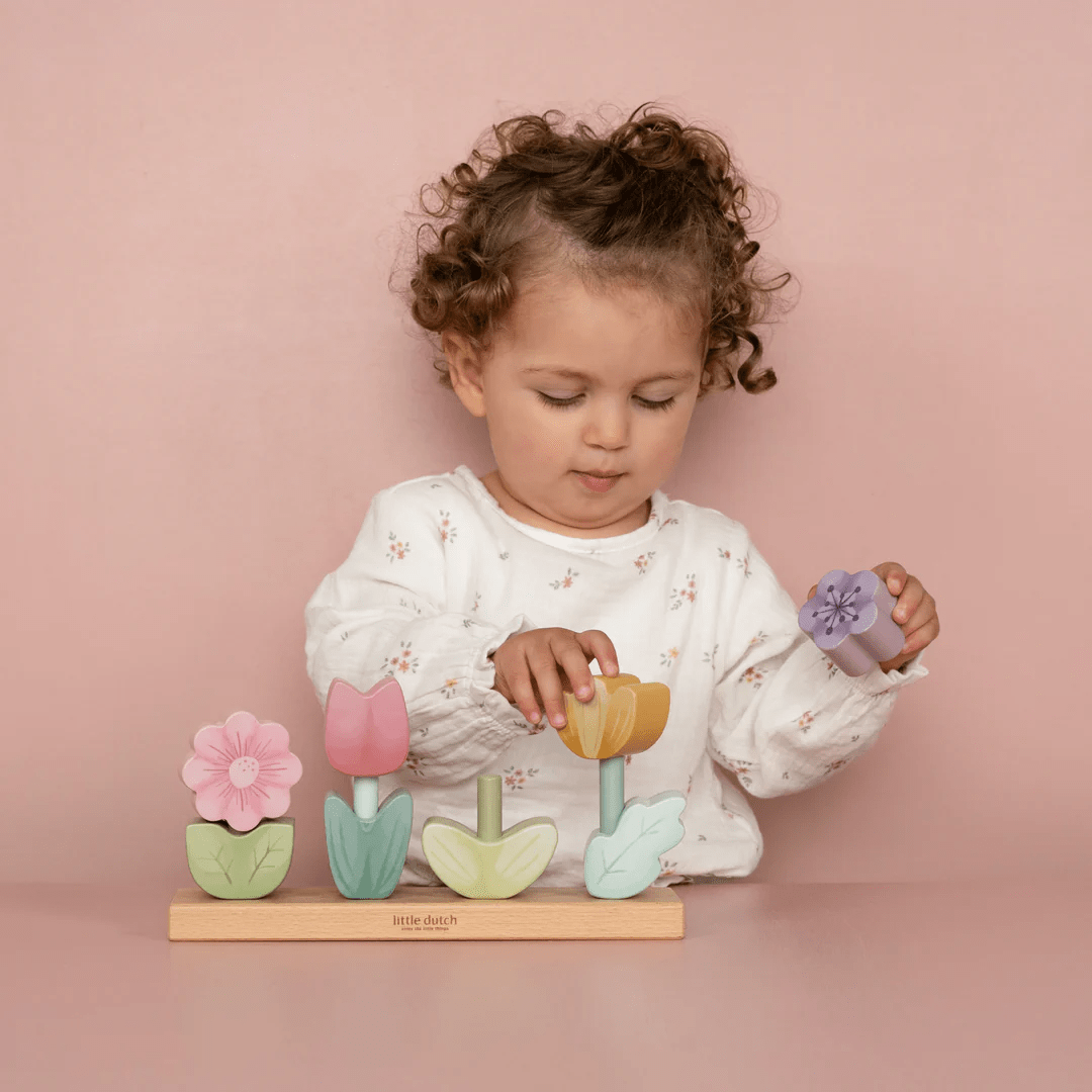 Little Dutch Fairy Garden Stacking Puzzle Flower 1 Little Dutch Fairy Garden Stacking Puzzle Flower