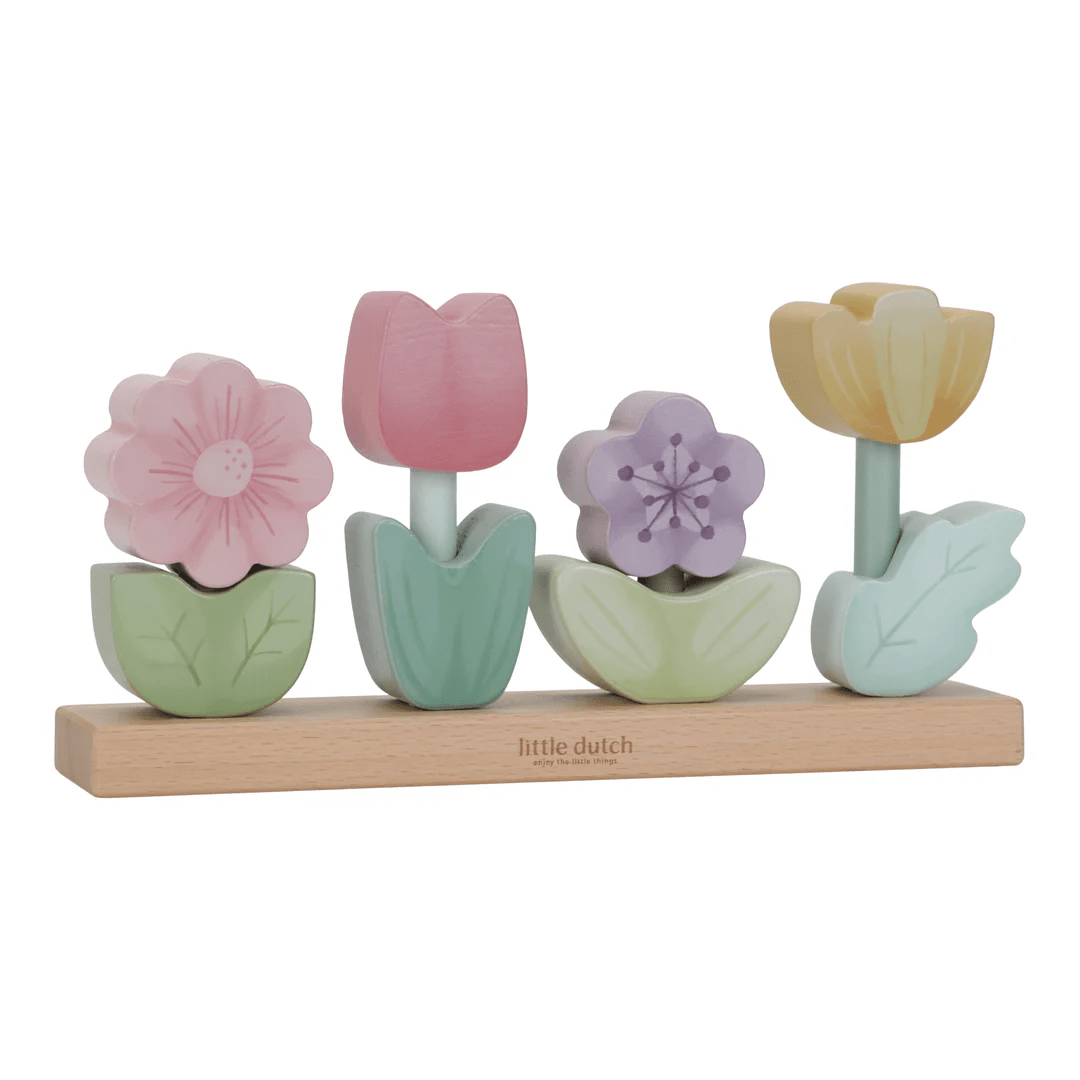 Little Dutch Fairy Garden Stacking Puzzle Flower 2 Little Dutch Fairy Garden Stacking Puzzle Flower