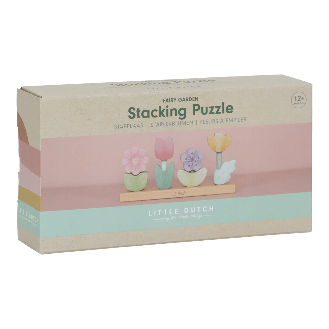 Little Dutch Fairy Garden Stacking Puzzle Flower 6 Little Dutch Fairy Garden Stacking Puzzle Flower