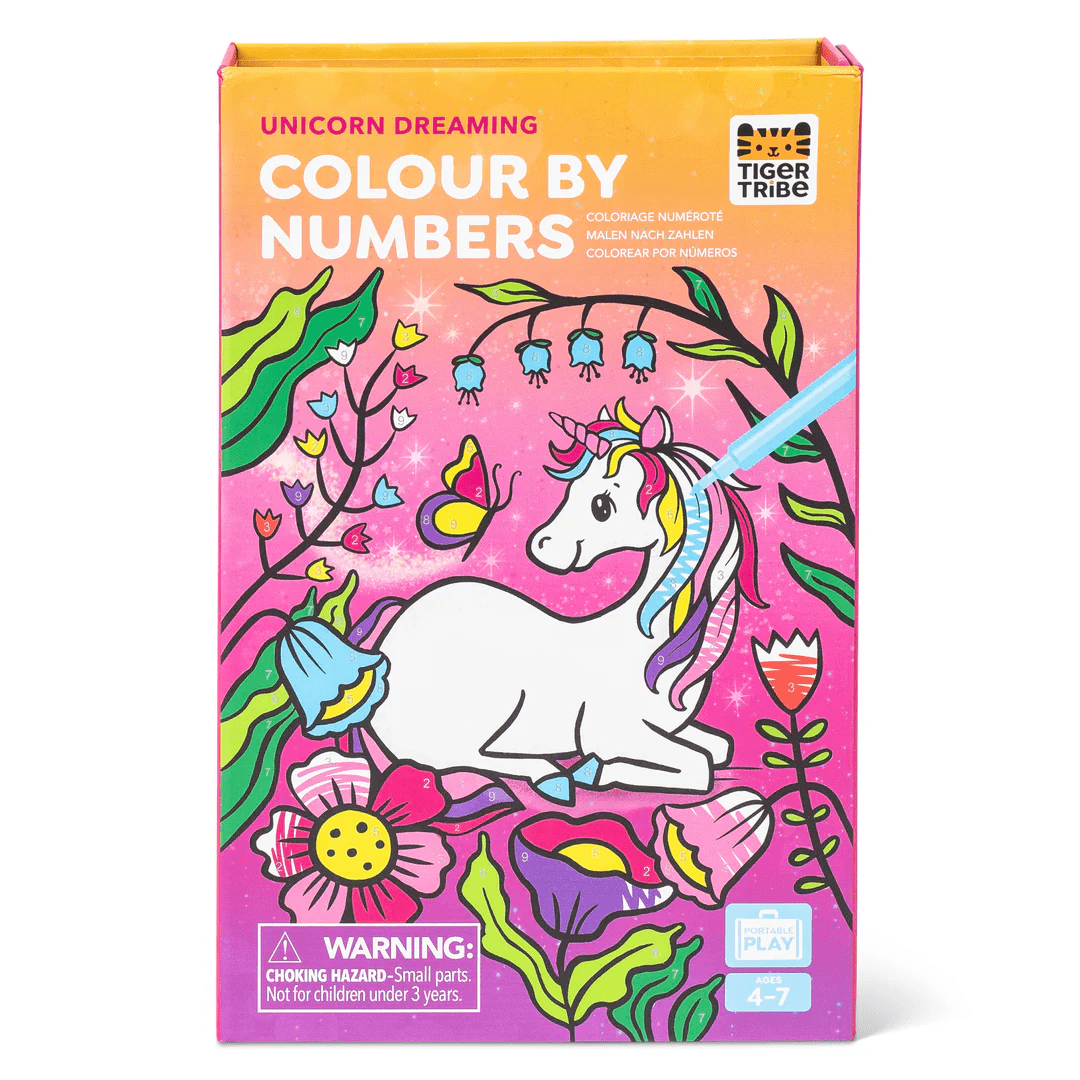 Tiger Tribe Colour by Numbers - Unicorn Dreaming 1 Tiger Tribe Colour by Numbers - Unicorn Dreaming