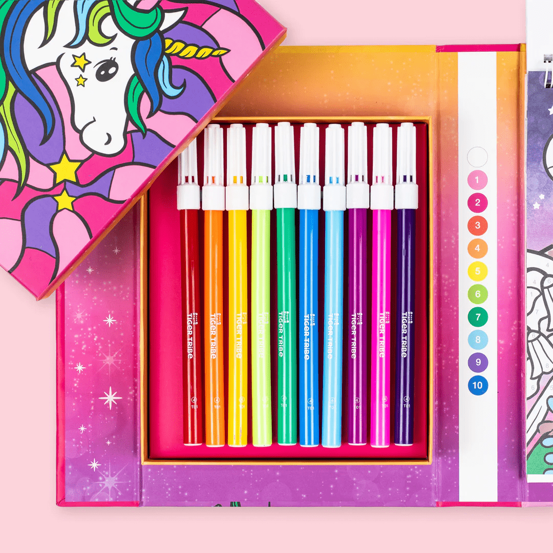 Tiger Tribe Colour by Numbers - Unicorn Dreaming 5 Tiger Tribe Colour by Numbers - Unicorn Dreaming
