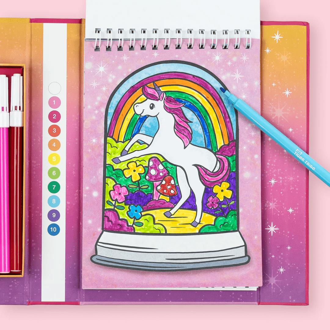 Tiger Tribe Colour by Numbers - Unicorn Dreaming 6 Tiger Tribe Colour by Numbers - Unicorn Dreaming