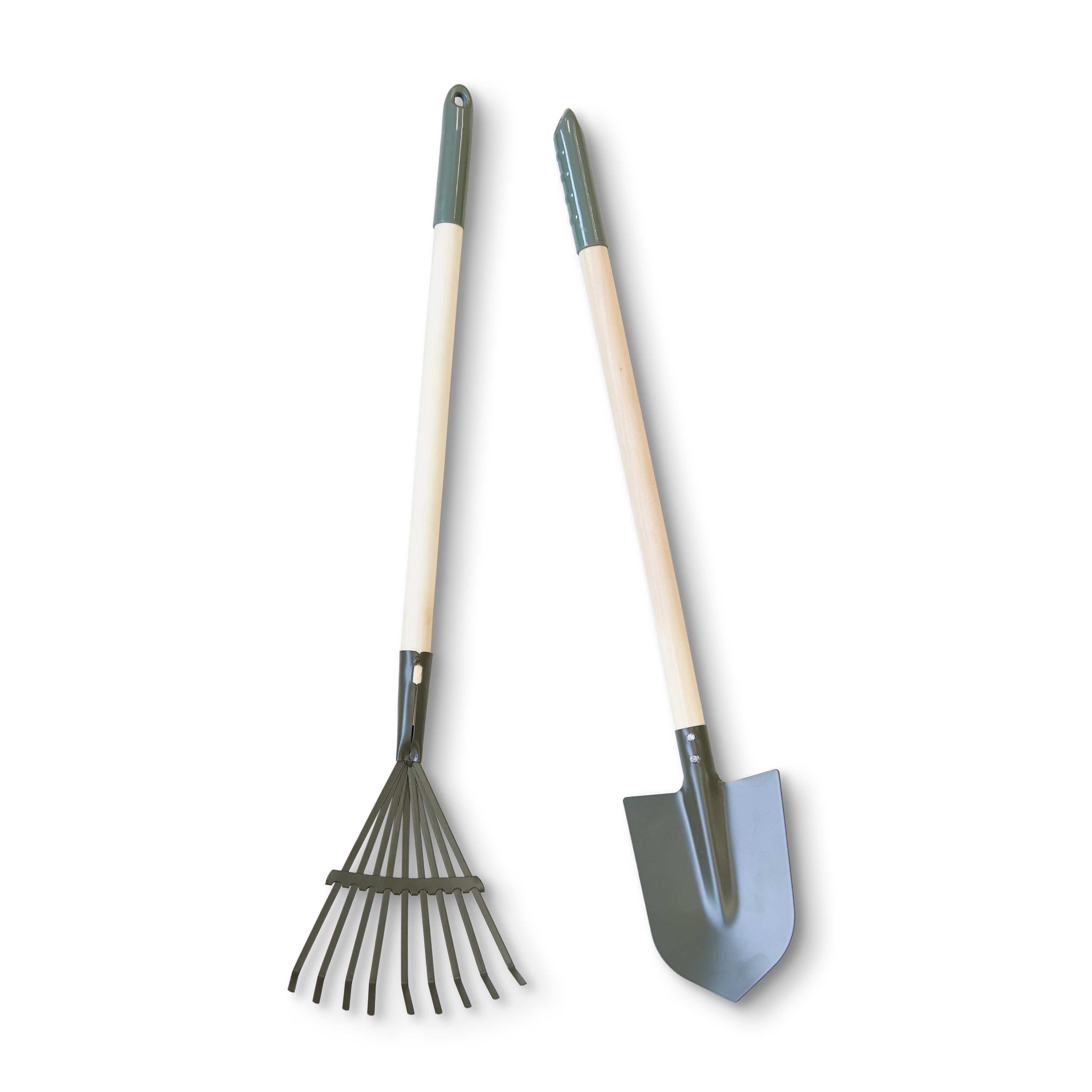 Kids Rake & Shovel Garden Tools - preorder 1 Kids Rake & Shovel Garden Tools - preorder
