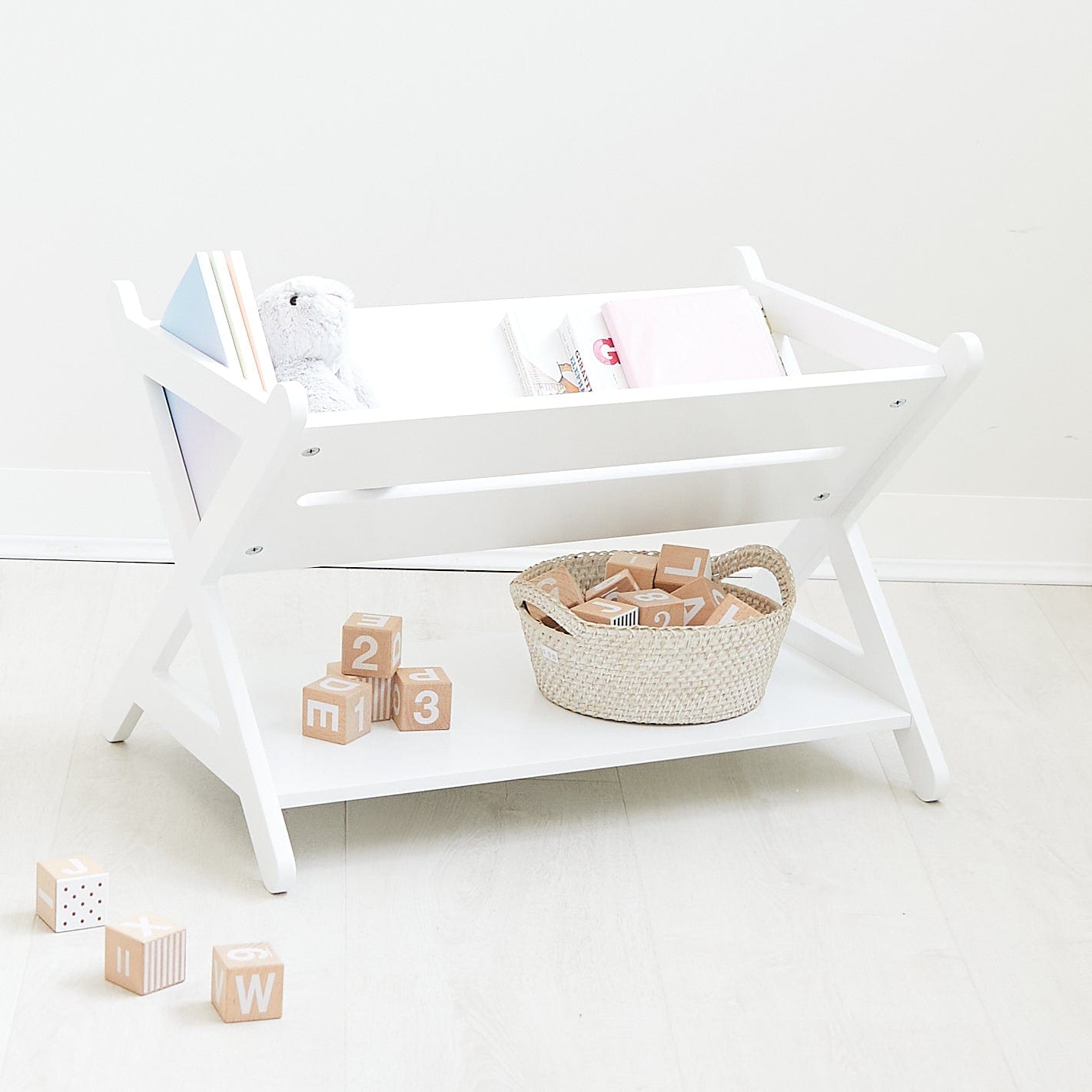 Monti Book Rack White