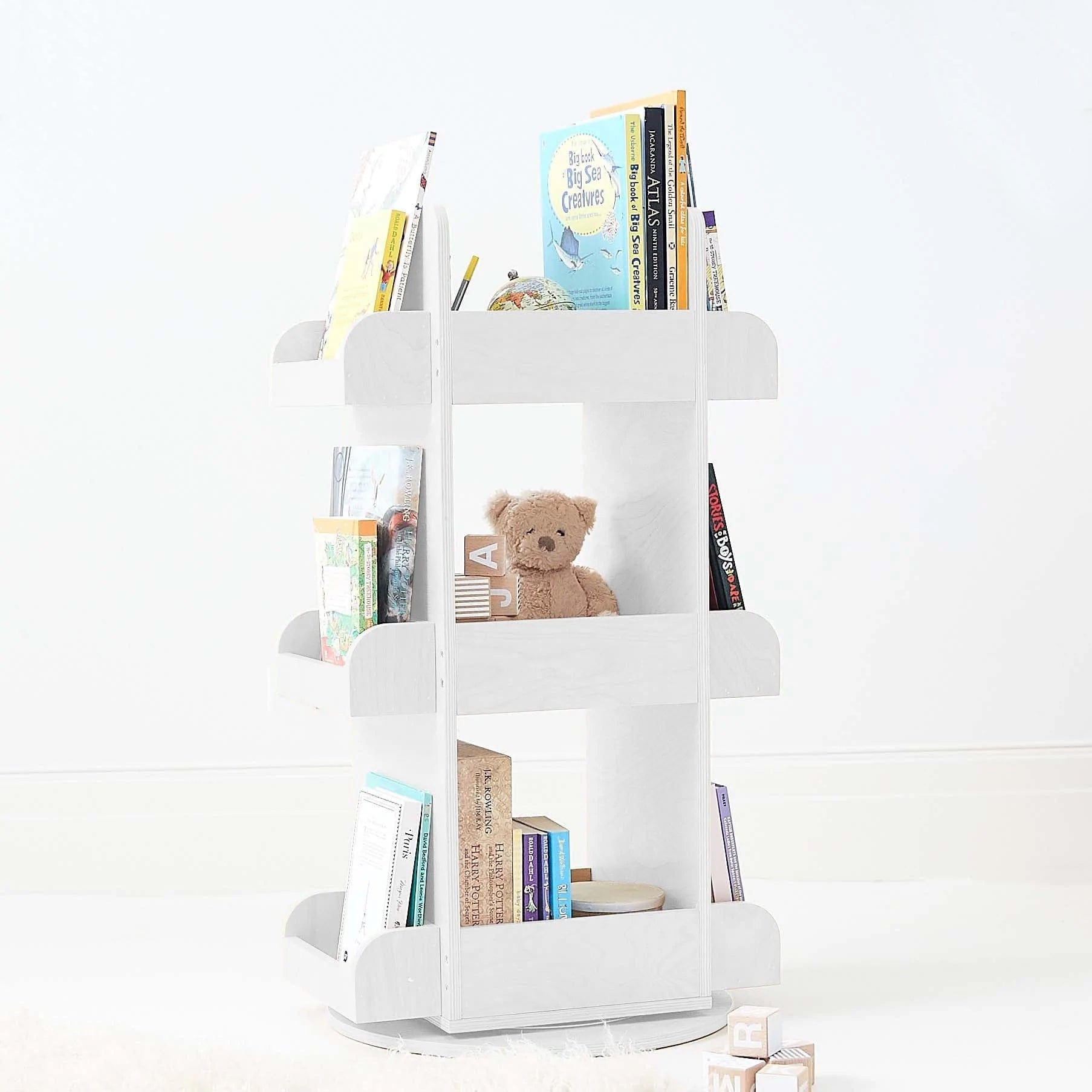 2 in 1 Rotating Bookshelf / Toy Organiser