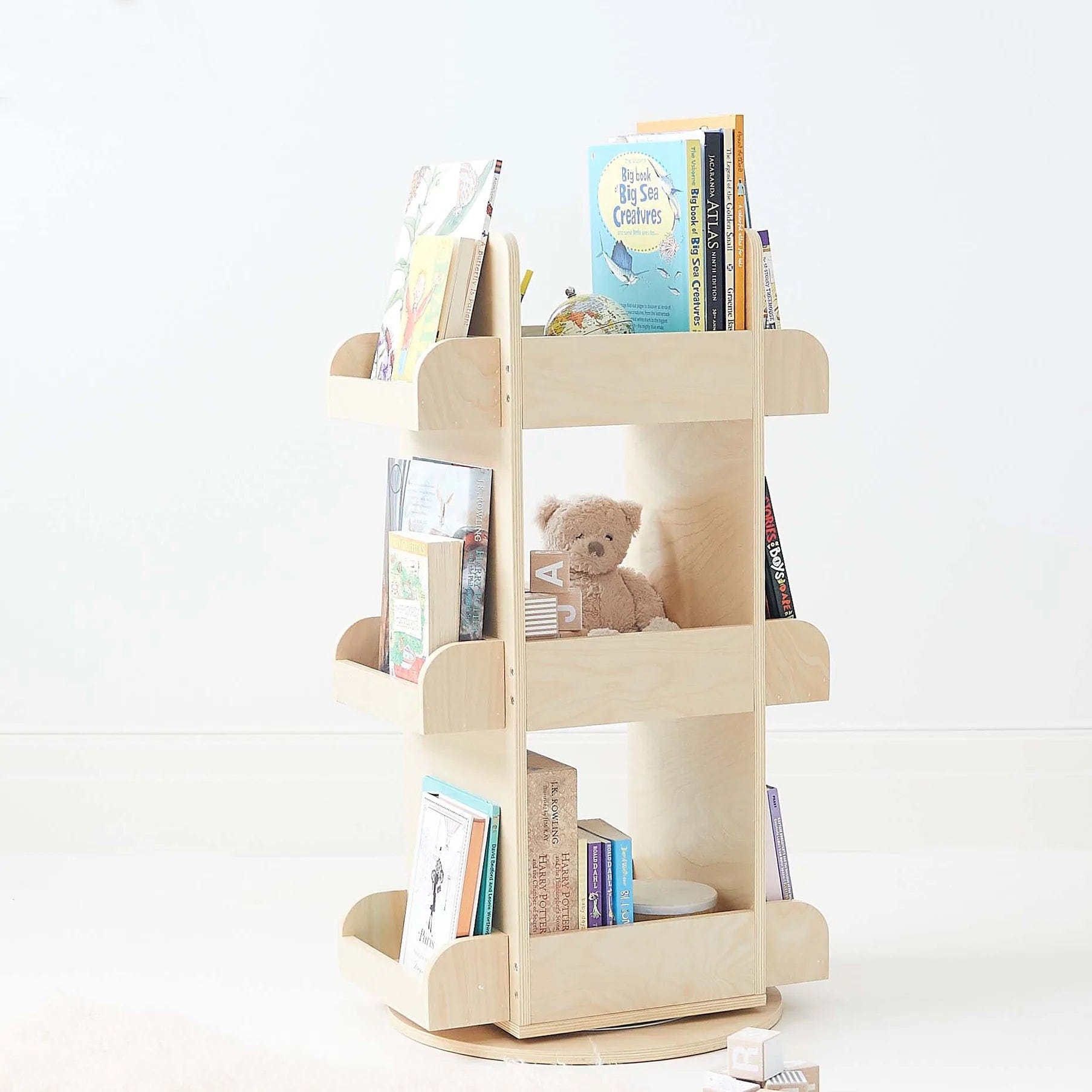 2 in 1 Rotating Bookshelf / Toy Organiser 16 2 in 1 Rotating Bookshelf / Toy Organiser