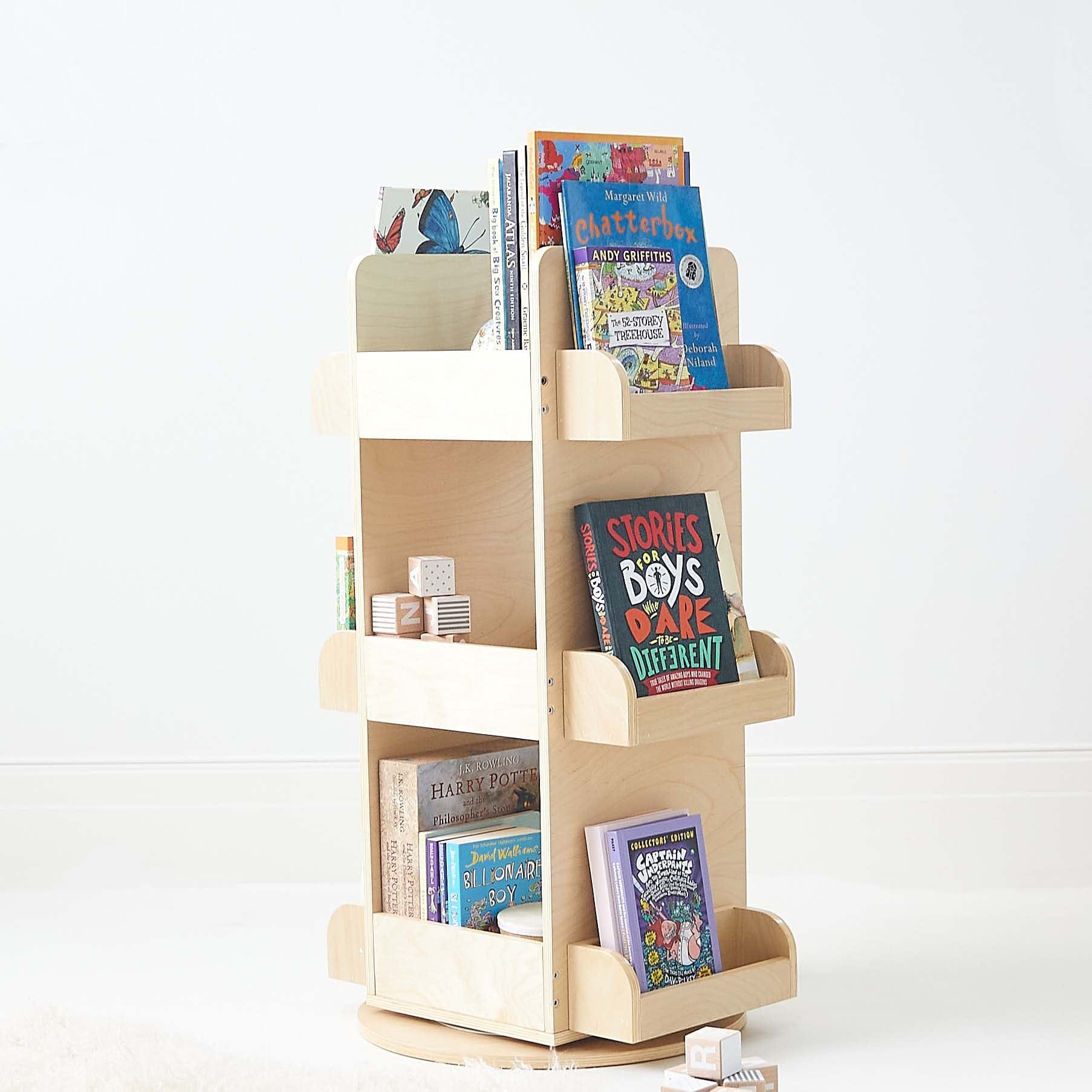 2 in 1 Rotating Bookshelf / Toy Organiser 18 2 in 1 Rotating Bookshelf / Toy Organiser