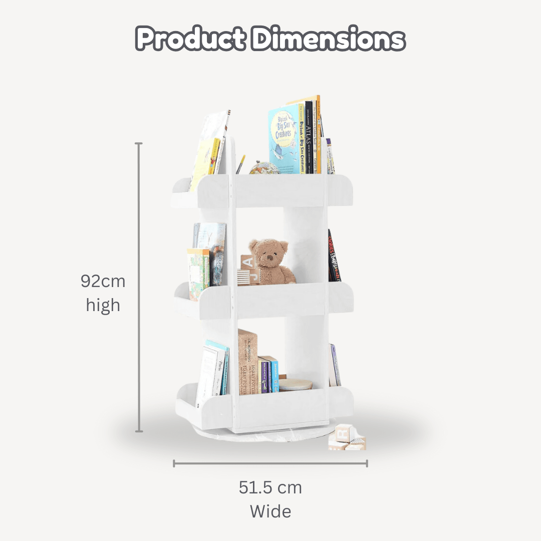 2 in 1 Rotating Bookshelf / Toy Organiser 6 2 in 1 Rotating Bookshelf / Toy Organiser