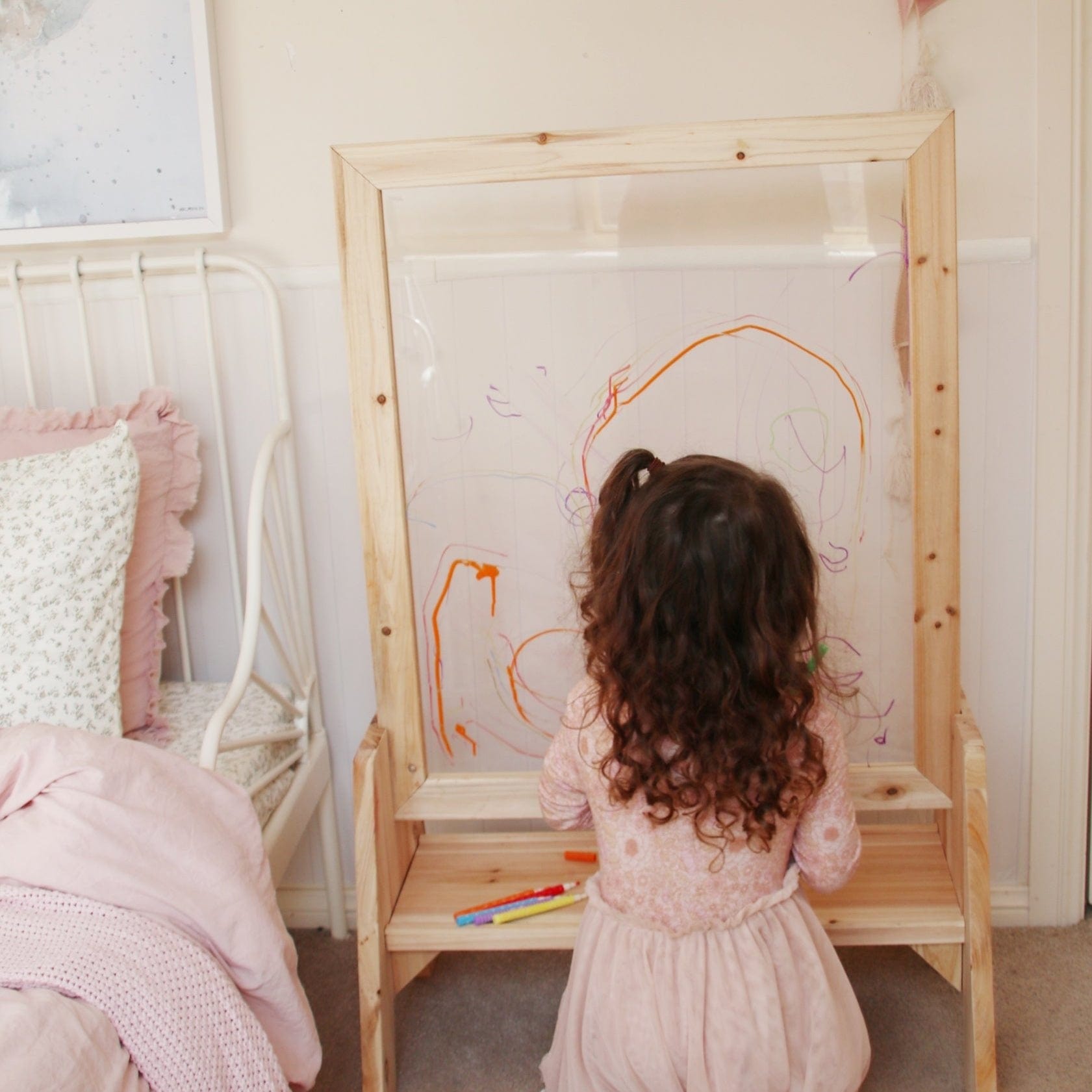 Toddler Perspex Easel 3 Toddler Perspex Easel