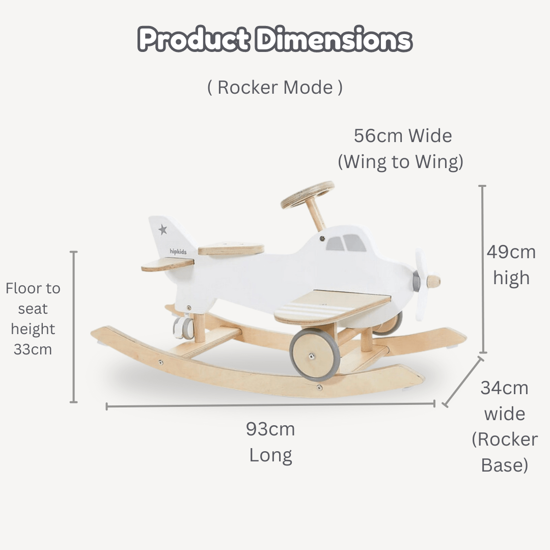 Aeroplane Ride On/Rocker 8 Aeroplane Ride On/Rocker