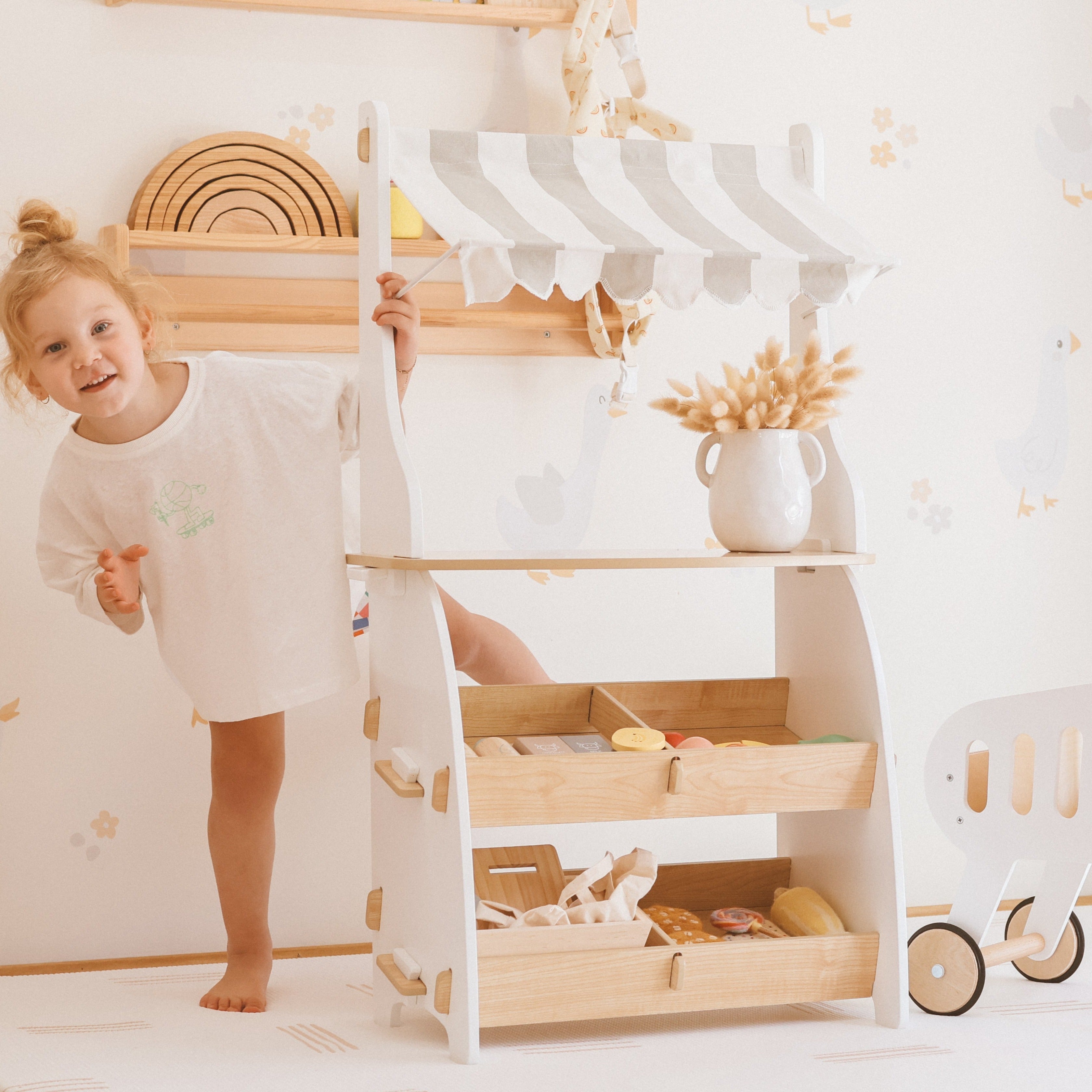 Toy Grocer Stand 1 Toy Grocer Stand