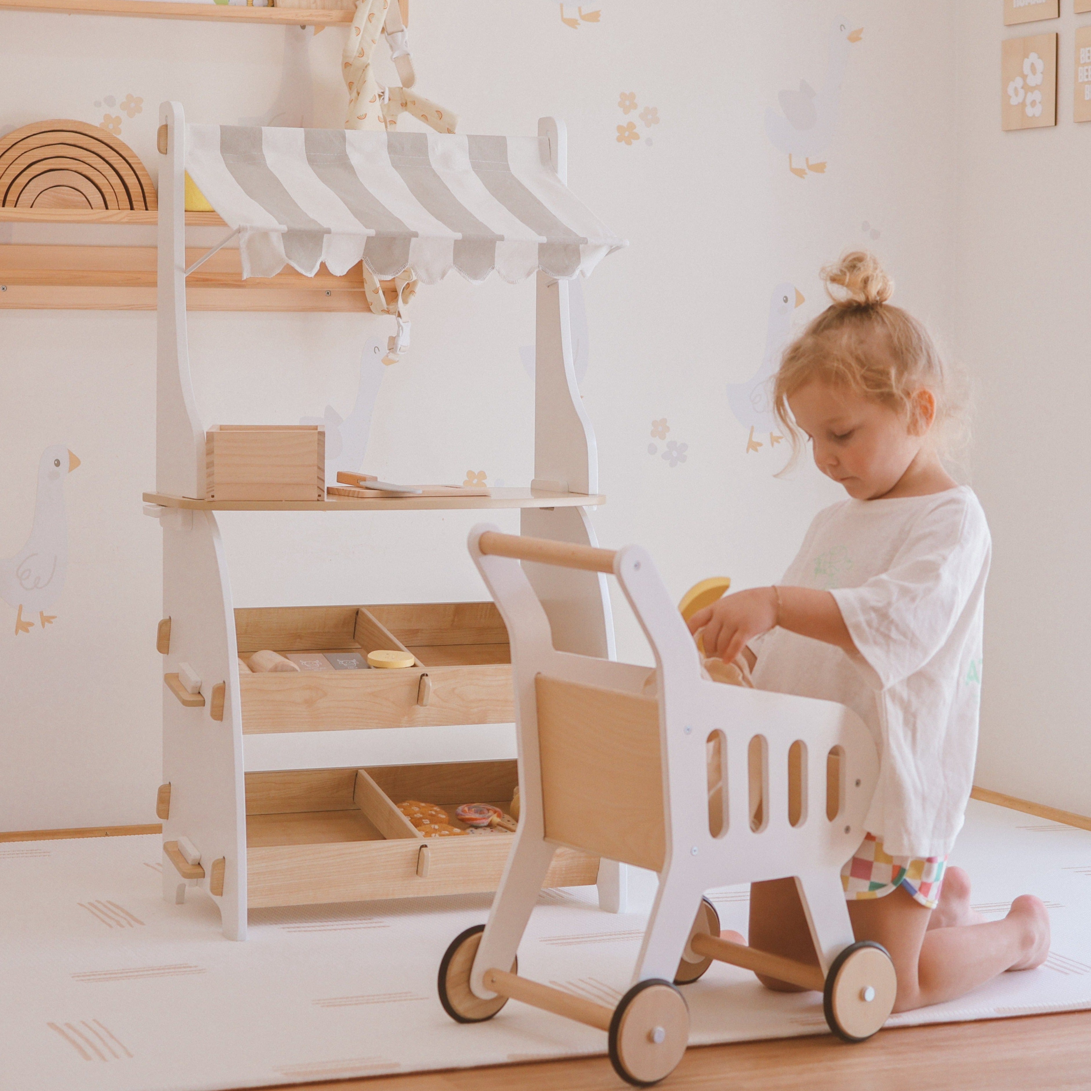 Toy Grocer Stand 2 Toy Grocer Stand