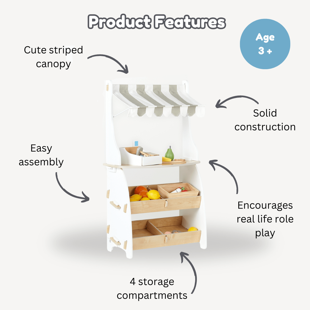 Toy Grocer Stand 3 Toy Grocer Stand