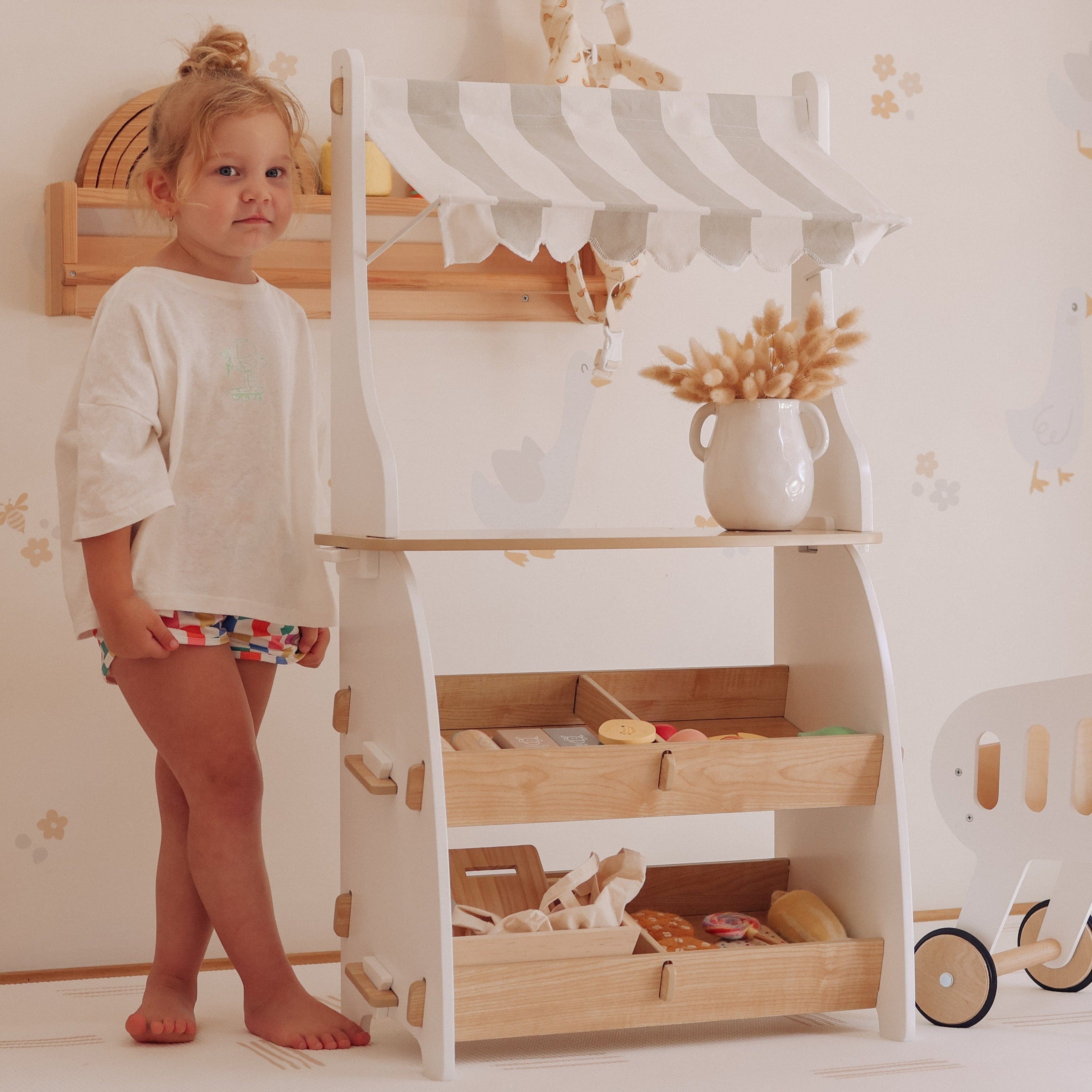 Toy Grocer Stand 4 Toy Grocer Stand